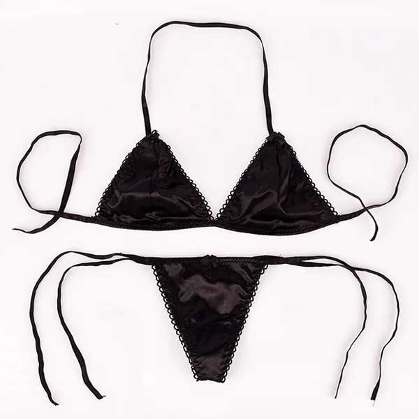 black-micro-sexy-bikini-set-solid-color-silk-satin-cute-bow-tie-lace-bf-0040
