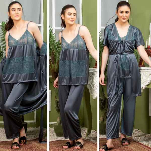flourish-3-pieces-gray-pajama-gown-set