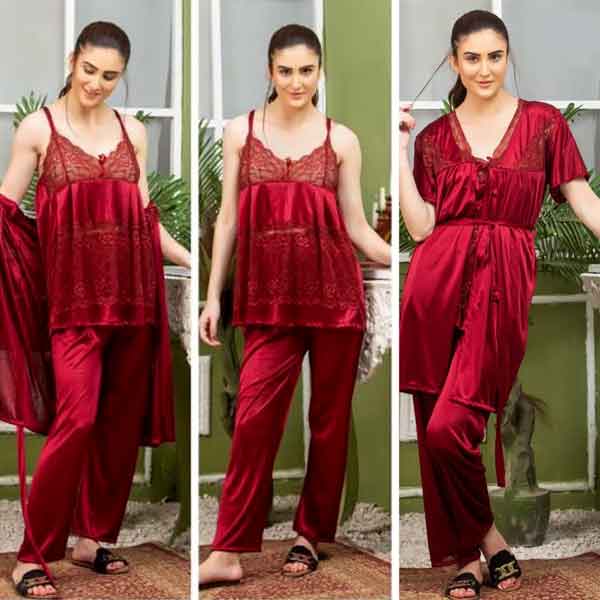 flourish-3-pieces-maroon-pajama-gown-set (1)