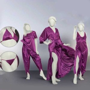 6 Pieces Bridal Gown Set